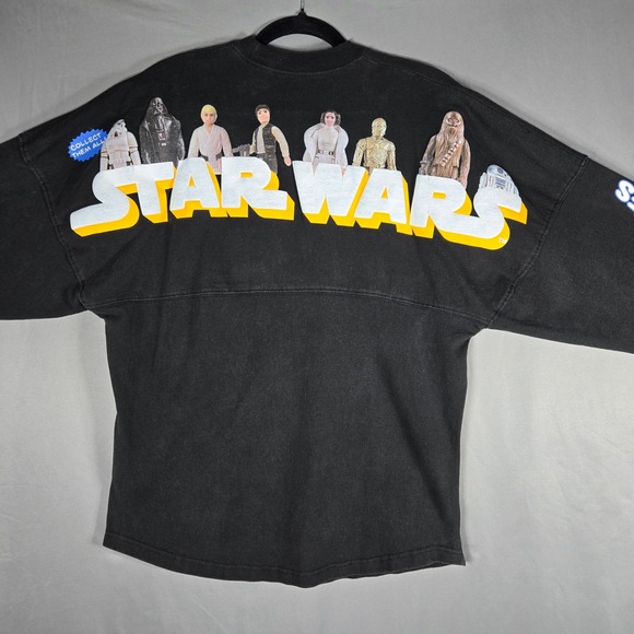 SPIRIT JERSEY Other - Star Wars Spirit Jersey Shirt Mens S Black 45th Anniversary Action Figures 1977